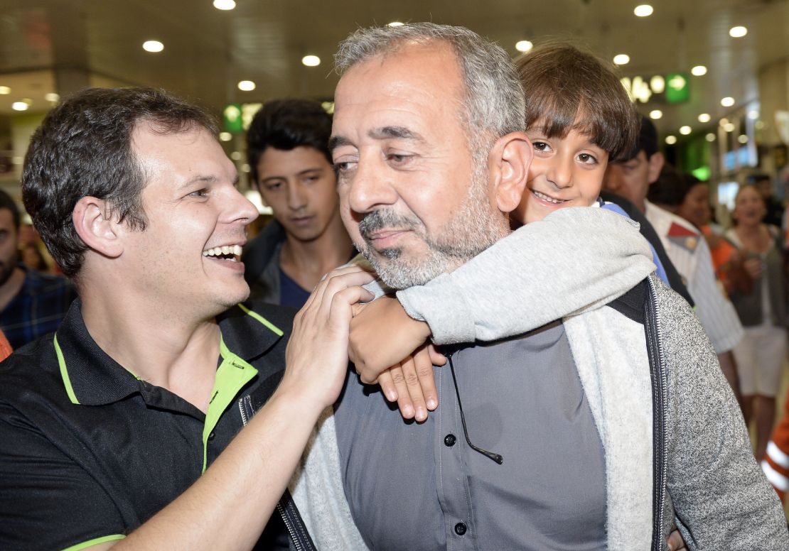 Osama Abdul Mohsen and his son Zaid eventually moved to Spain, where Mohsen was offered a job.