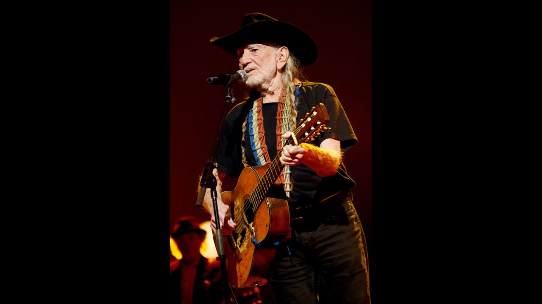Now in his 80s, the singer and songwriter has since battled the IRS, recorded a number of well-received albums, expressed his fondness for marijuana and continued touring in his eco-friendly bus. The country legend is shown here in 2015.