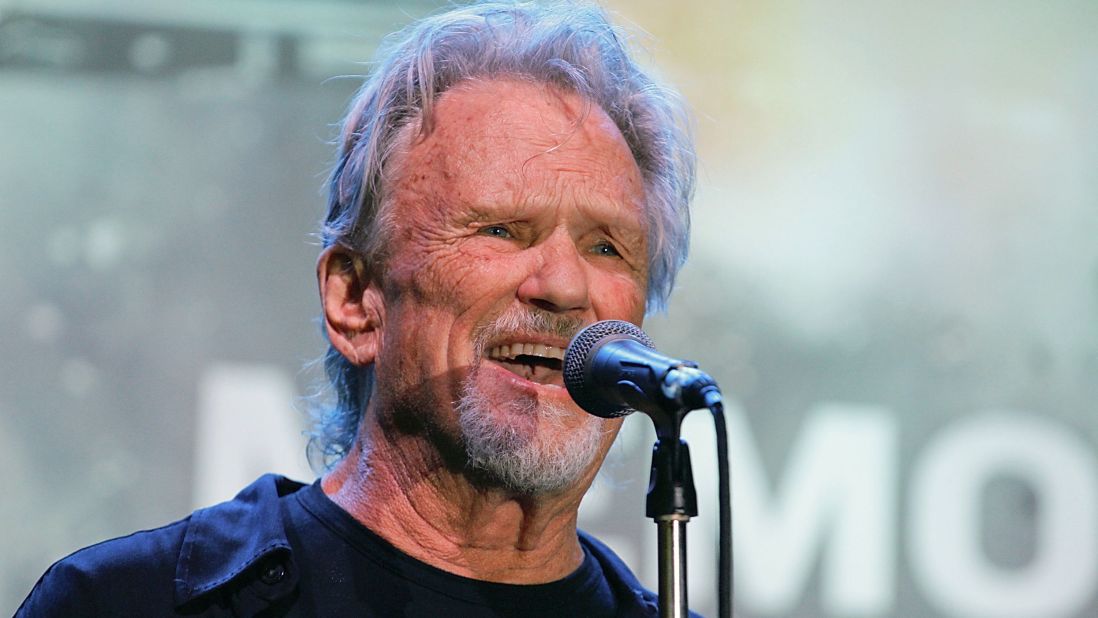 Kristofferson became better known for his acting career, starring in such films as 1996's "Lone Star" and the 2001 version of "Planet of the Apes." He put out his most recent album of original tunes, "Feeling Mortal," in 2013. 