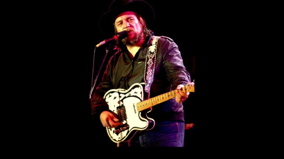 Waylon Jennings performing in July 1985 in Chicago. The singer-songwriter recorded 60 albums and had 16 No.1 country singles in a career that spanned five decades.