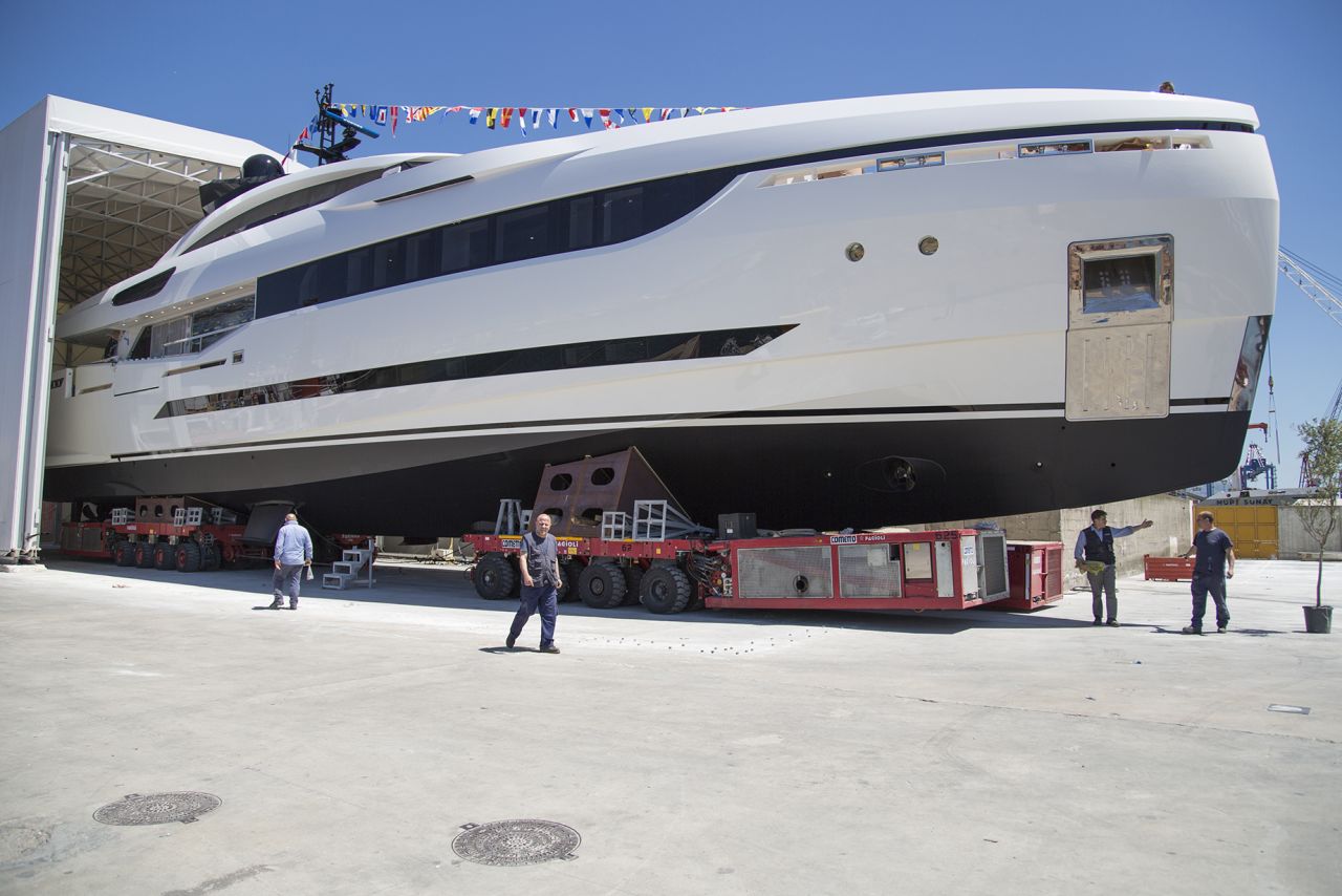 As the name suggests, the Monaco Yacht Show isn't just about state-of-the-art water toys. This is where some of the biggest -- and most expensive -- yachts in the world go on show to prospective buyers. <br />