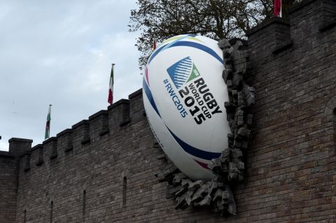 Over in Wales Cardiff Castle was trending on Twitter after a giant rugby ball was embedded in its wall. Unfortunately Wales' team has also been torn apart by injury in the lead up to the tournament, losing the influential Rhys Webb and Leigh Halfpenny. 