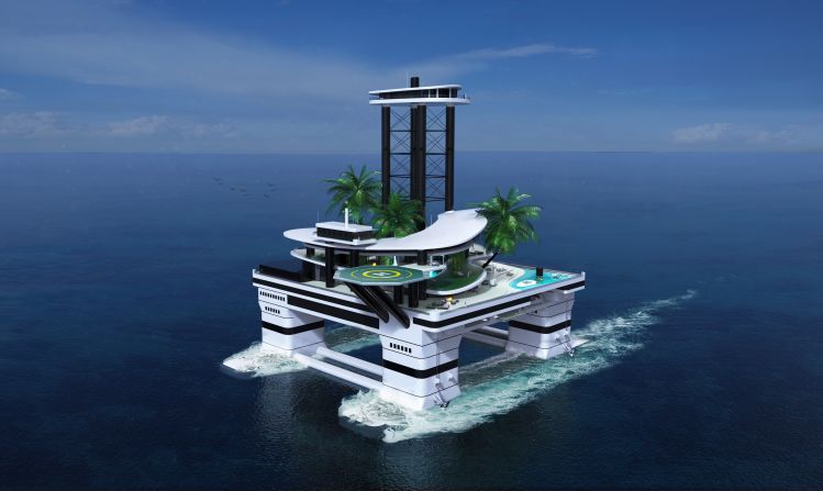 The world of yacht design has seen some pretty out-there concepts in recent years -- from <a href="index.php?page=&url=http%3A%2F%2Fedition.cnn.com%2F2014%2F11%2F10%2Ftech%2Fgallery%2Ffantastical-superyachts-of-the-future%2F">boats inspired by Lego</a>, to space-age <a href="index.php?page=&url=http%3A%2F%2Fedition.cnn.com%2F2013%2F07%2F01%2Ftech%2Fis-this-space-age-ipad-superyacht%2F">ships resembling a Concorde</a> jet on water. <br />But it's fairly safe to say that nothing comes close to <a href="index.php?page=&url=http%3A%2F%2Fwww.migaloo-submarines.com%2F" target="_blank" target="_blank">Kokomo Ailand </a>-- the 80-meter-tall private floating island featuring a waterfall, shark feeding station, and two beach clubs.<br />Perhaps most unbelievable of all, is that Kokomo is not beyond the realms of reality. In fact its designers, <a href="index.php?page=&url=http%3A%2F%2Fwww.migaloo-submarines.com%2F" target="_blank" target="_blank">Migaloo</a>, will be showcasing their plans at the <a href="index.php?page=&url=http%3A%2F%2Fwww.monacoyachtshow.com%2Fen%2F" target="_blank" target="_blank">Monaco Yacht Show</a> this week, and have apparently already received "very strong" expressions of interest from clients across the world. <br />We take a closer look at the jaw-dropping design.