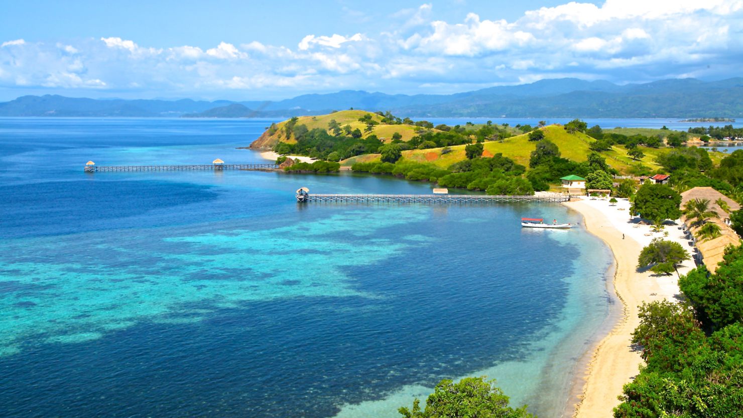 The island of Flores, 50km east of Komodo, boasts pristine beaches and crystal clear waters to dive in. 
