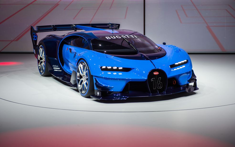 Originally conceptualized for a computer game, Bugatti turned the virtual world into a reality by unveiling the Bugatti Vision Gran Turismo. 