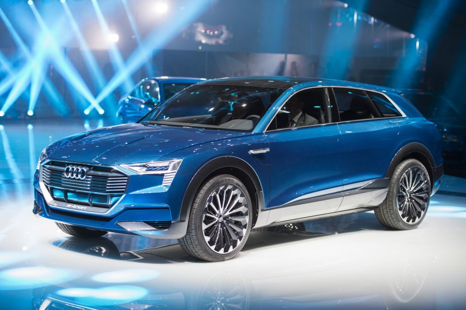 Another addition to the electric car market is Audi's Quattro Concept Car SUV, which features 310 miles on a charge. 