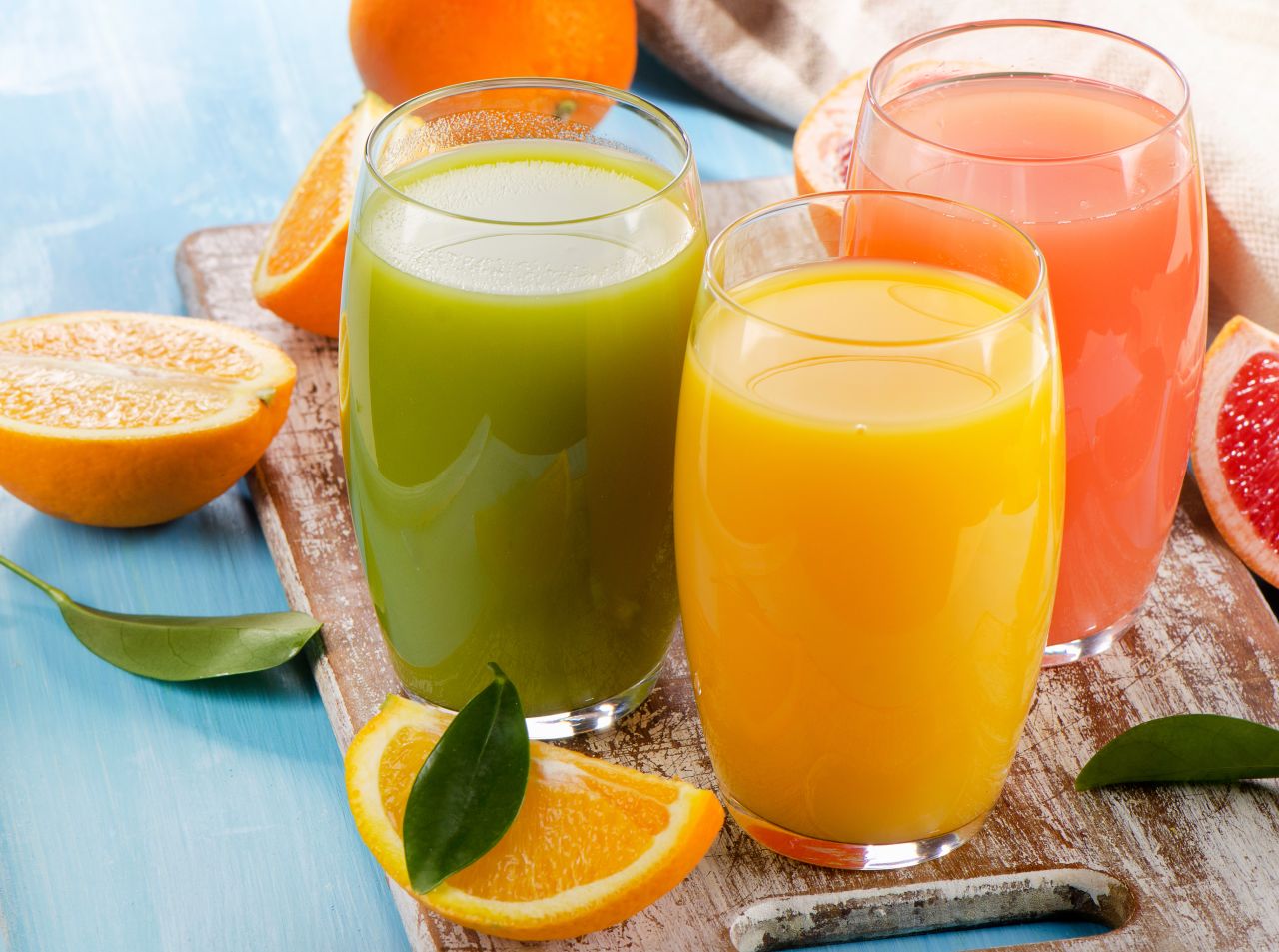 Citrus juices account for 14.3% of young people's fruit intake, researchers said.<br />