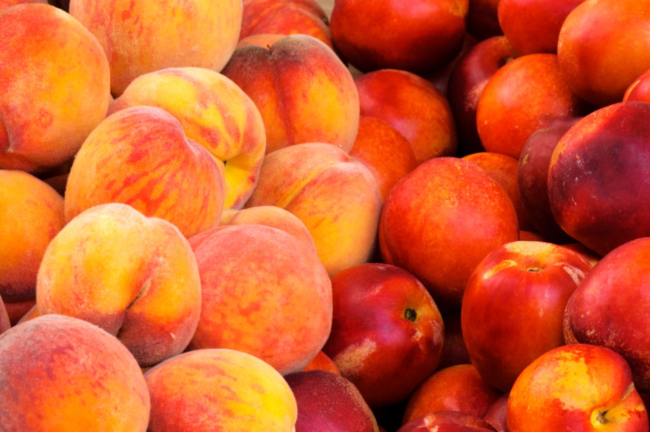 Peaches and nectarines account for 3.5% of children's fruit intake.