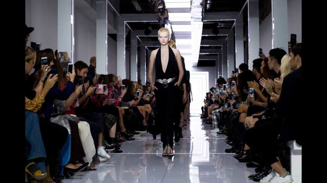 If you enjoyed Anthony Vaccarello's (almost) all-black collection for Versus Versace, you're in luck: the collection was available for purchase right after the show.