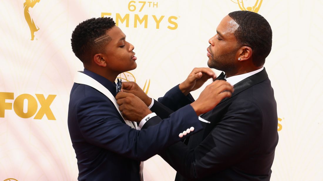 Anthony Anderson and his son, Nathan