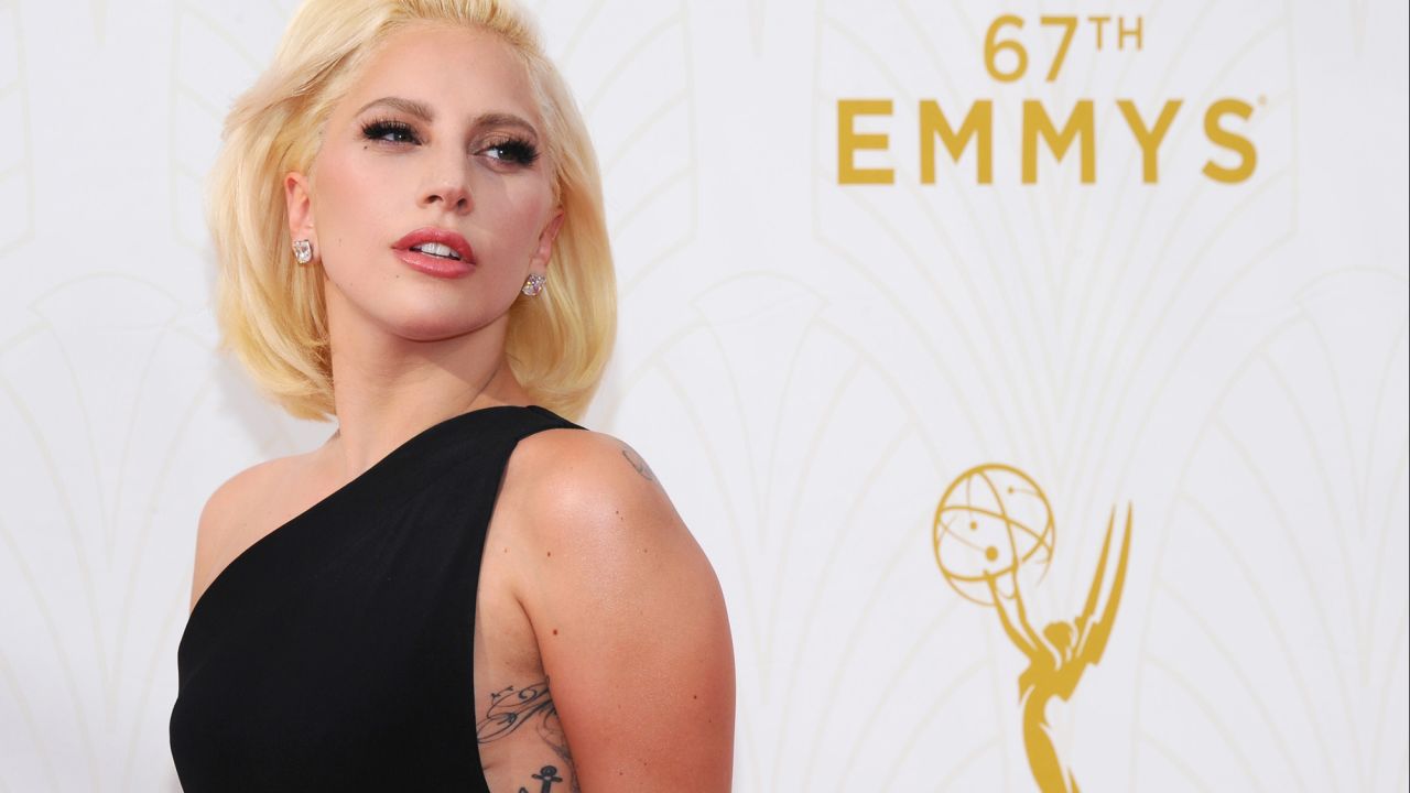 Lady Gaga arrives on the red carpet before the Emmy Awards ceremony on Sunday, September 20. <a href="http://www.cnn.com/2015/09/20/entertainment/gallery/2015-emmy-awards-red-carpet/index.html" target="_blank">See more stars on the red carpet.</a>