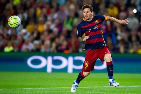 <strong>September 20, 2015: </strong>Barcelona maintained its 100% record in La Liga this season by beating Levante 4-1 at the Camp Nou. Messi scored twice, including one from the penalty spot. However, the Argentine missed a second spot kick, meaning he hasn't scored 16 of the 72 penalties he's taken for Barca, according to Opta. Messi has also missed four out of his last 10 penalties -- no other player in Spain's top flight has missed more in the last decade.