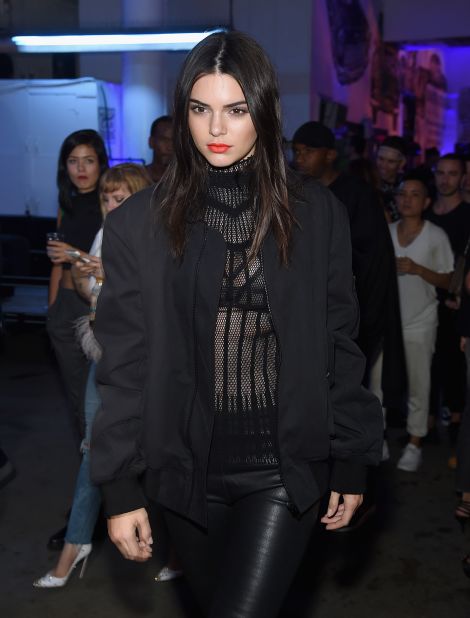 Model Kendall Jenner attended the Givenchy SS16 after party. 