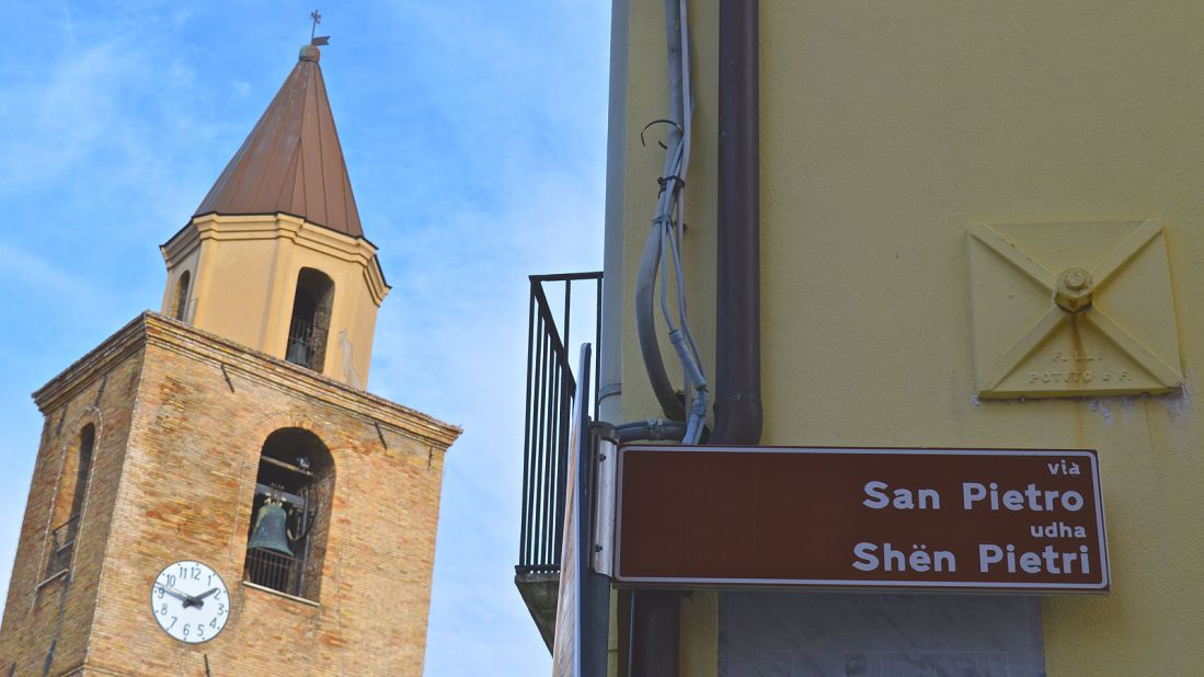 The towns of Portocannone, Montecilfone, Ururi and Campomarino are known as "Little Albania." Road signs are in both Italian and the local dialect, a version of Albanian called Arberesh.