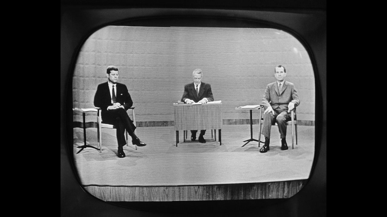<a href="http://www.cnn.com/2015/09/24/politics/gallery/tbt-kennedy-nixon-debate/index.html" target="_blank">The first televised presidential debate</a> took place 55 years ago, when U.S. Sen. John F. Kennedy, left, faced off against Vice President Richard Nixon, right, on September 26, 1960. The debate was one of the most-watched broadcasts in U.S. history.