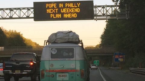 The Walker family finally made it to Philadelphia.