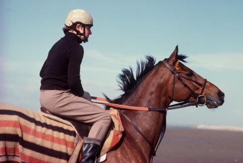 Red Rum gained British and global notoriety by winning the Grand National on three occasions. The four-mile, 3½ furlong race includes 30 fences and is often described as the ultimate test of a horse's courage.
