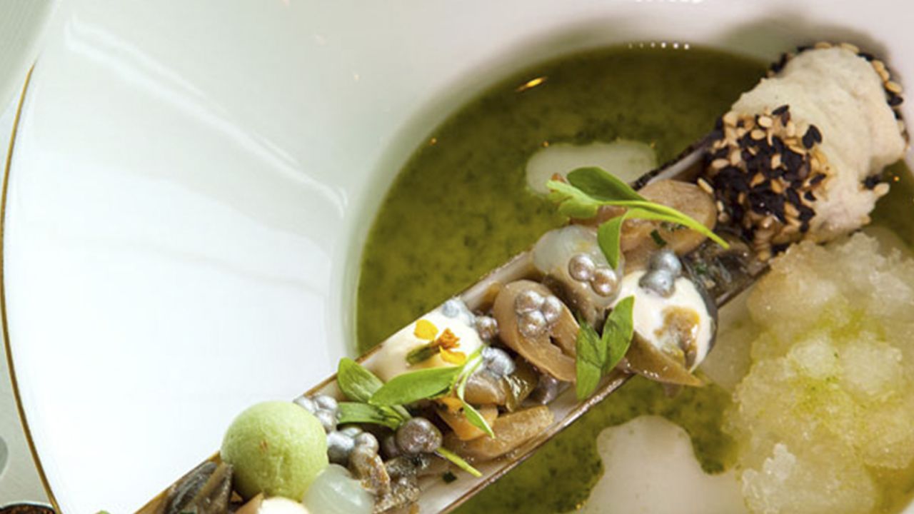 Chef Moshik Roth's Jardins de la Mer.