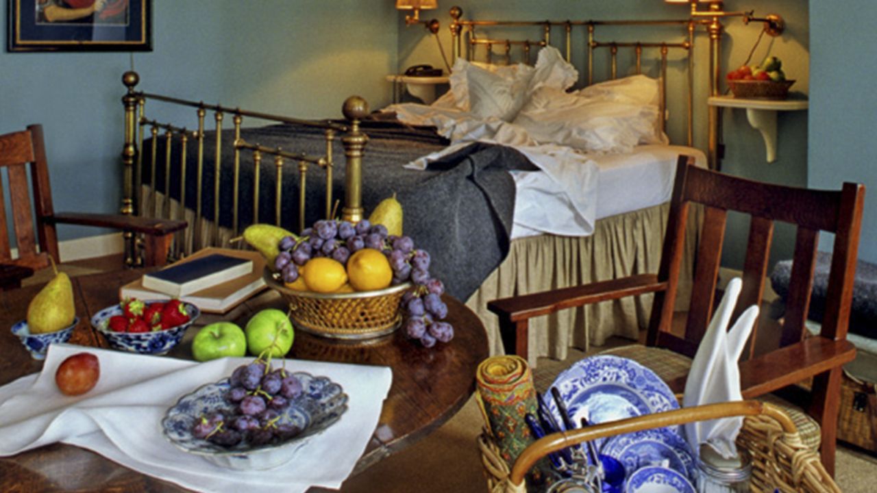 In Amsterdam, hotel rooms sometimes look like paintings.