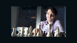 Martin Shkreli, chief investment officer of MSMB Capital Management, sits behind a chess board in New York, U.S., on Wednesday, Aug. 10, 2011. MSMB made an unsolicited $378 million takeover bid for Amag Pharmaceuticals Inc. and said it will fire the drugmaker's top management if successful.