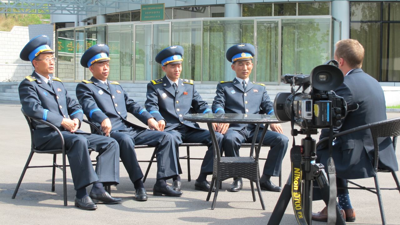 CNN's Will Ripley speaks with scientists from North Korea's space agency, the National Aeronautical Development Association (NADA). In September 2015, <a href="http://www.cnn.com/2015/09/23/asia/north-korea-space-center-ripley-schwarz/">CNN was given exclusive access to the newly opened satellite control center.</a>