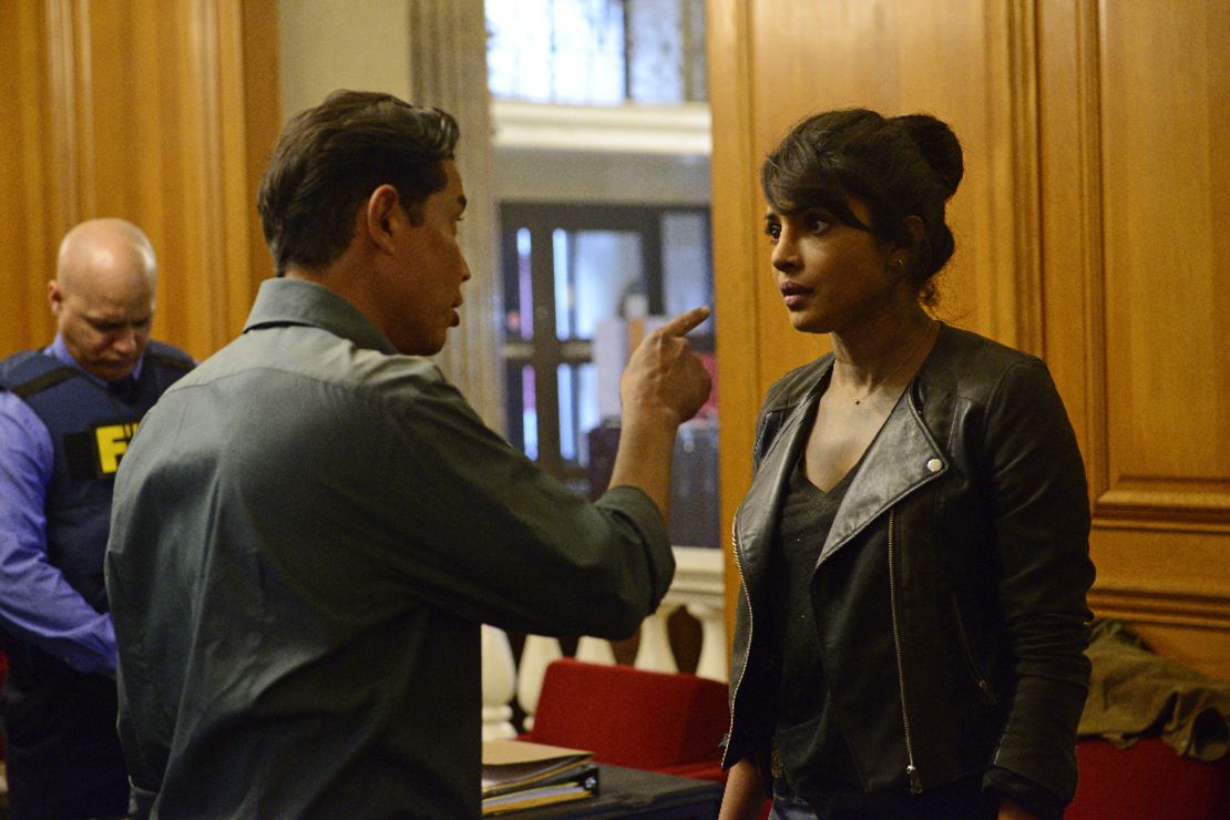 Chopra's "Quantico" character becomes an unlikely suspect in a terrorist attack on New York. 