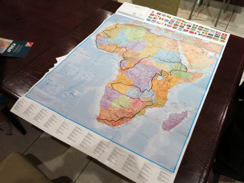 Ron Rutland: "I could have just done Cape to Cairo, but I'd never been to West or North Africa. I thought, you know what, I'm going to try and do every country... I sat with a map of Africa and plotted for hours and hours."