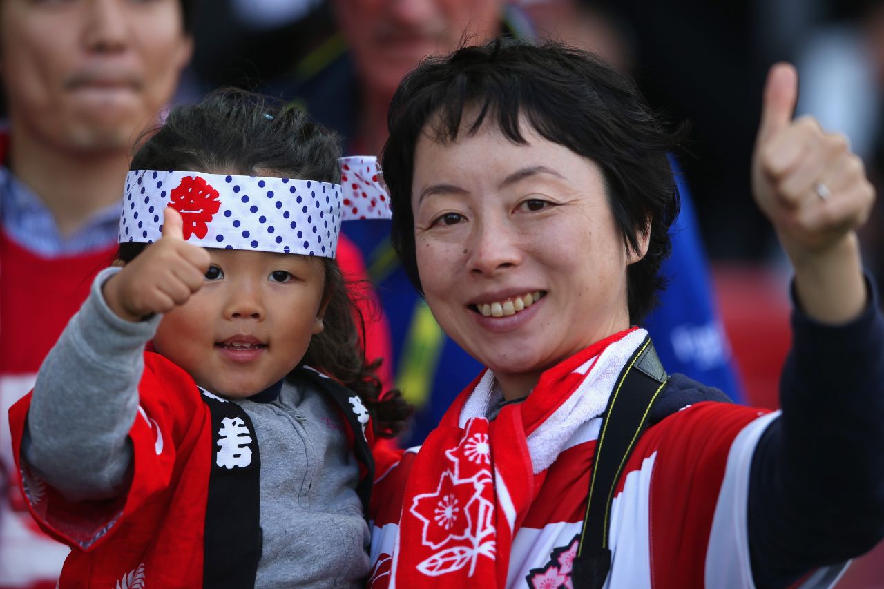 Japan fans were brought crashing down to earth, with Scotland teaching their team a lesson in Gloucester.