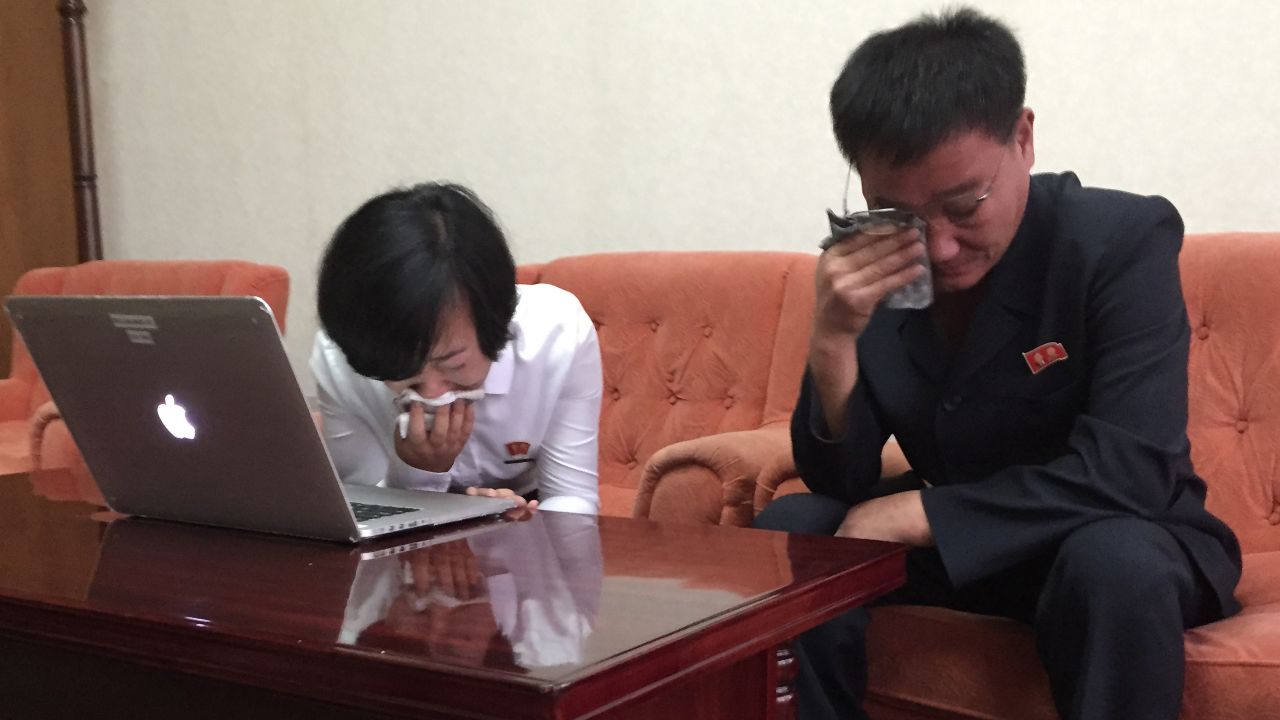 Kim's family in North Korea hope she can get back home.