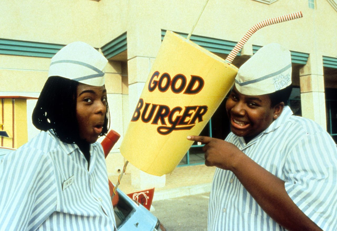 "Good Burger" stars Kel Mitchell, left, and Kenan Thompson reunited for an appearance on "The Tonight Show" on September 23, performing in a sketch based on the 1997 film. 
