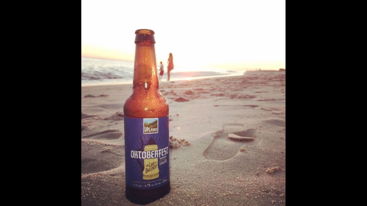 Indiana's <strong>Upland Brewing</strong> makes this easy-drinking <strong>Oktoberfest</strong> Bavarian-style lager. Perfect for a fall day at the beach.