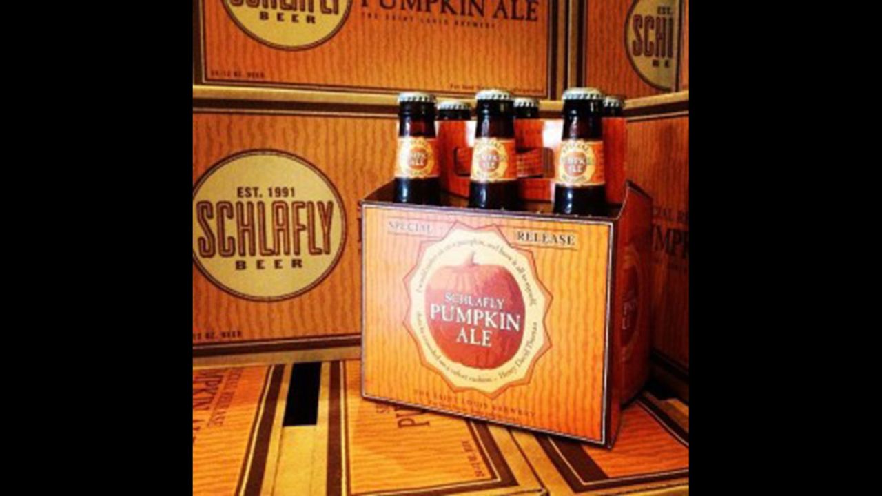 For you pumpkin-spice lovers, <strong>Schlafly</strong>, a St. Louis-based brewery, crafts a <strong>Pumpkin Ale</strong> "with full-bodied sweetness for a beer that tastes like pumpkin pie." 