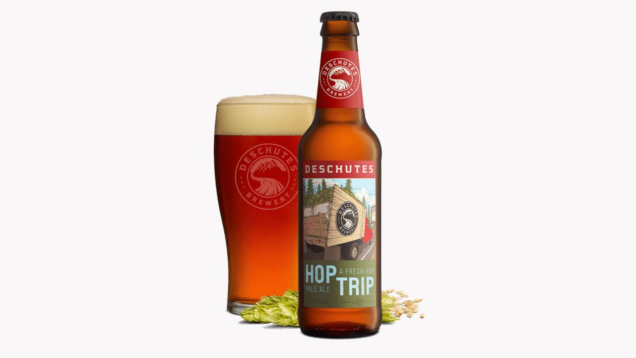 If you like wet-hop beers -- brewed with fresh instead of preserved hops -- the <strong>Hop Trip</strong> from Oregon's <strong>Deschutes Brewing</strong> is one of the best. The brewer describes it as "a pale ale with a uniquely bright citrus punch and fall spice."
