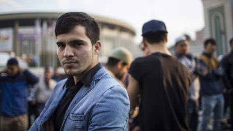 Adkham Abduraiymov, 22, is from Uzbekistan and has lived in Moscow for two years. He says Eid al-Adha is celebrated in a different way in different places. "It is difficult for me to explain, this religion is in our blood since our day of birth," he adds. 