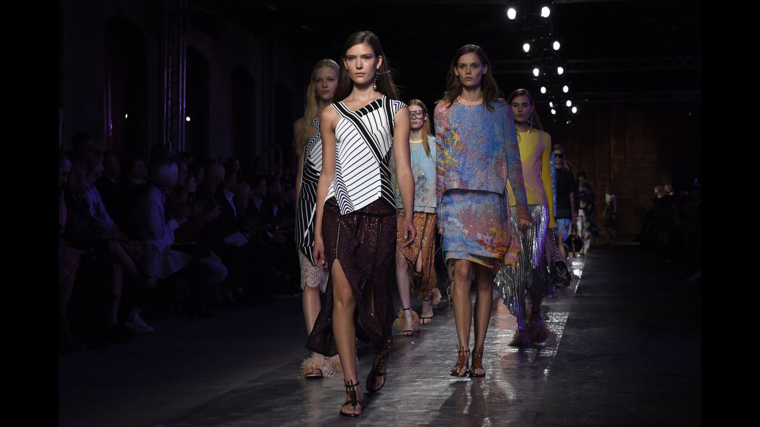 Emilio Pucci's new creative director Massimo Giorgetti brought a youthful side to the brand that was super sexy and print heavy under its last creative director, Peter Dundas. 