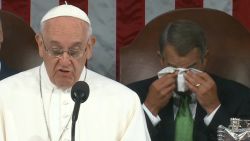 pope francis congress tears moos pkg erin _00005523.jpg
