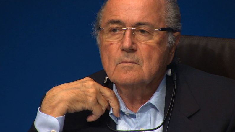 FIFA president Sepp Blatter had been in hospital in November, recovering from "a body breakdown."
