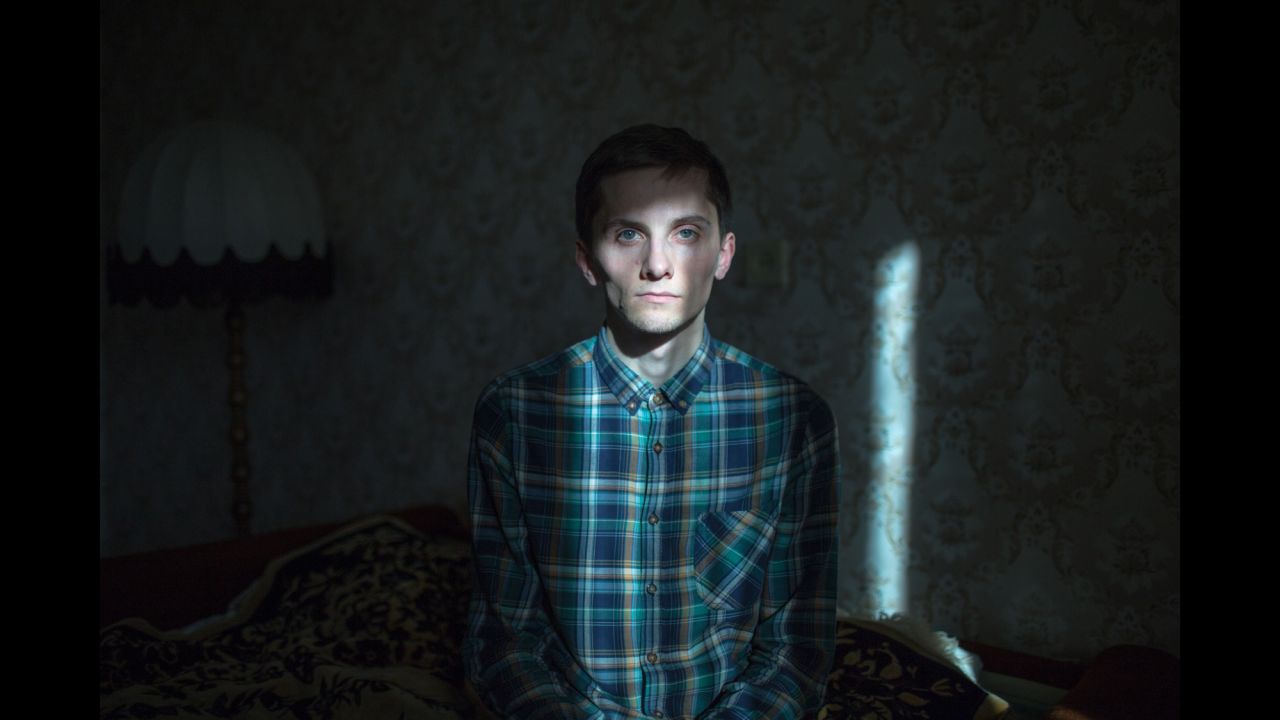 "When it came to kissing a girl, I started laughing," said Oleg, 27.