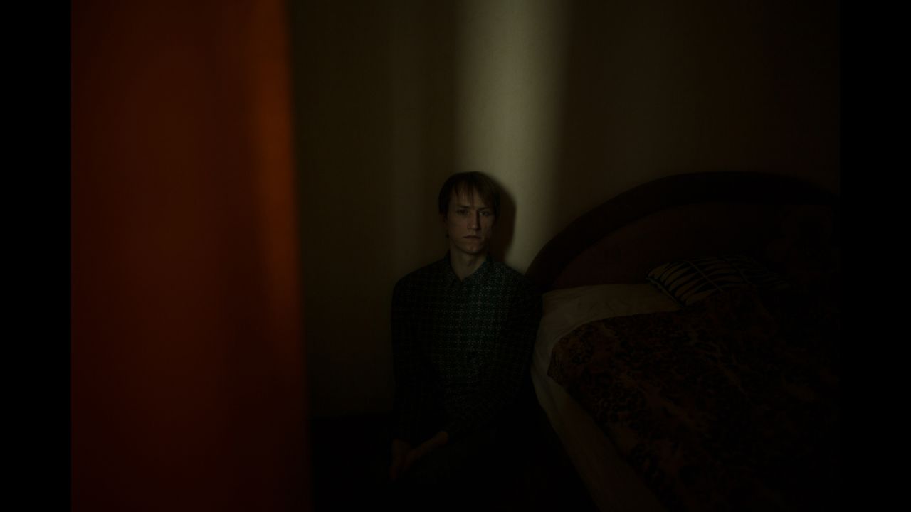 Maxim, 28. "In Russia, only 1% of the gay population dares to live openly," said photographer Tatiana Vinogradova. "That is why the general mood in my work is dark and melancholic. The visual concept mirrors the idea that being gay in Russia is not a rainbow-colored life. In our country, rainbows have some very somber shades."