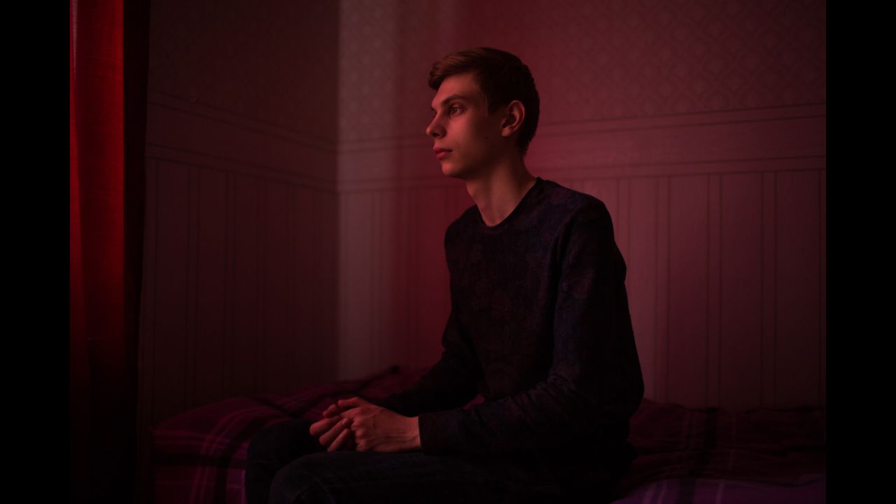 These photos were captured over a two-year span, full of men -- like Sasha, 22 -- who were tired of hiding their true selves.