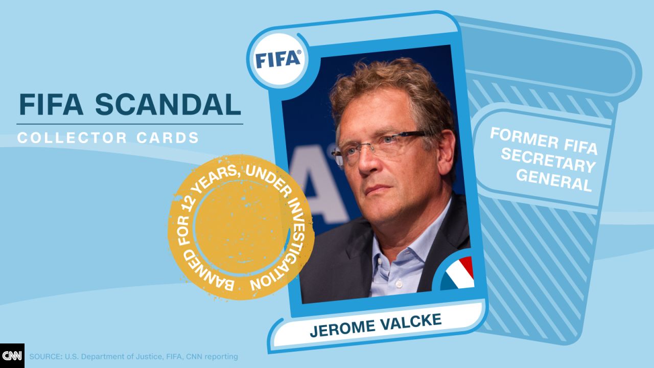 Jerome Valcke FIFA scandal card