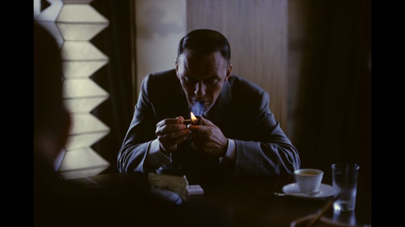 For all his standing in public life, Sinatra liked solitude, and many images show him pensive and thoughtful. This shot was taken in Tokyo in 1962. Sinatra said of his pipe-smoking, "It helps me think straight." He died on May 14, 1998. He was 82.
