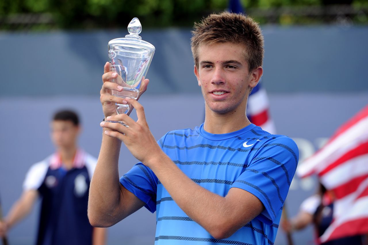 Coric took up the game aged five when he saw his father play, and went on to win the 2013 U.S. Open junior boys' title.
