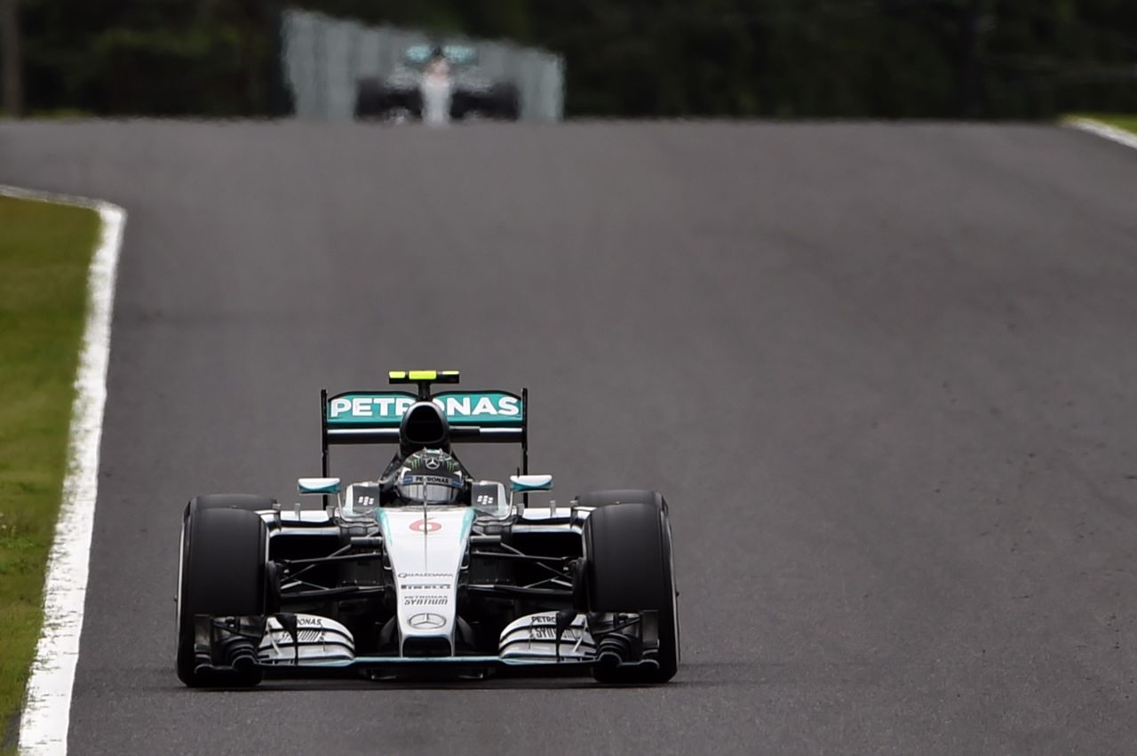 Mercedes driver Nico Rosberg of Germany had the fastest time in qualifying at that point and will start Sunday's race at the top of the grid.