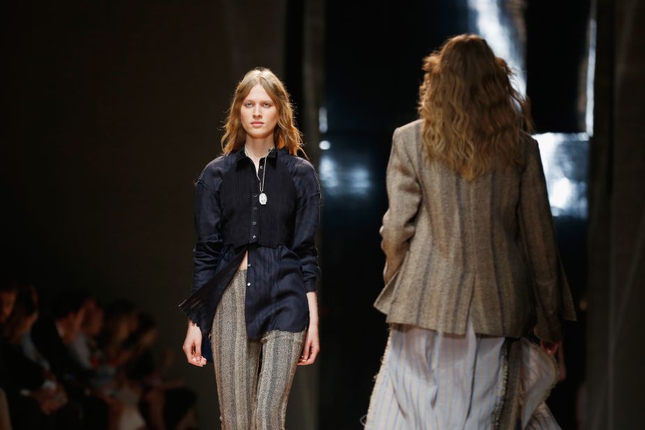 A trip to Australia was the starting point for Gaia Trussardi's nomad-inspired Trussardi collection.