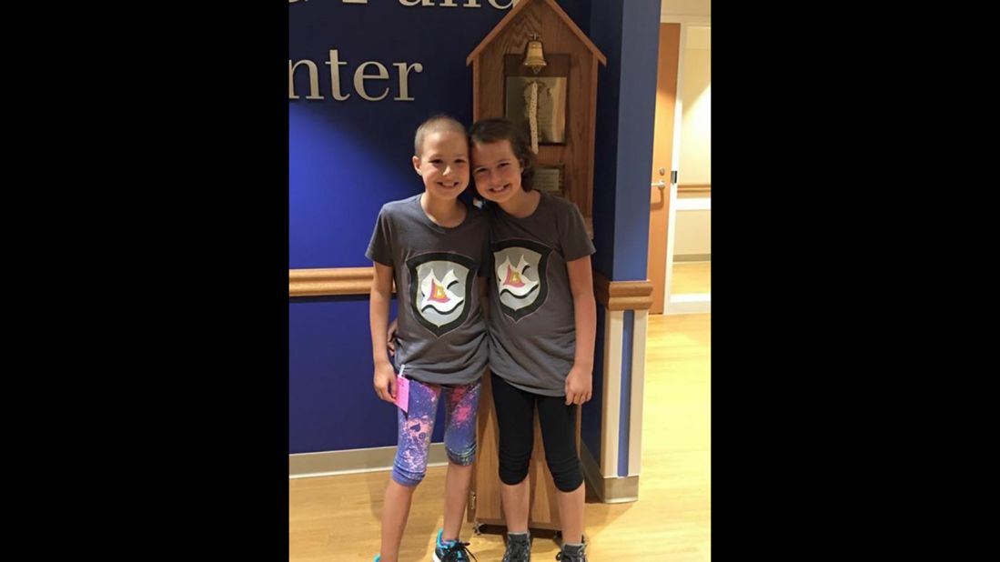 On August 30, 2015, Lily ended her treatments at Children's Hospital of Wisconsin. The tradition is to ring a bell, signifying the conclusion. Dove says that this day was "a mix of emotions" because it was supposed to be the end, but instead, the roller coaster continued -- Bailey's leukemia was diagnosed in March 2015.