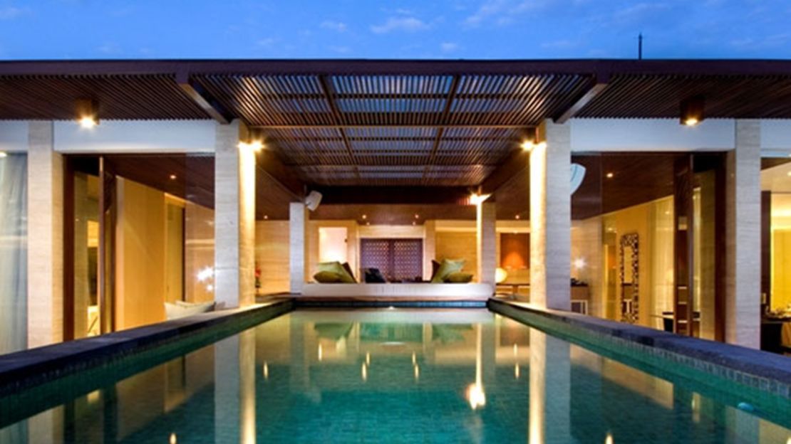 The penthouse suite at Anantara Resort Seminyak puts you at eye-level with the coconut trees.