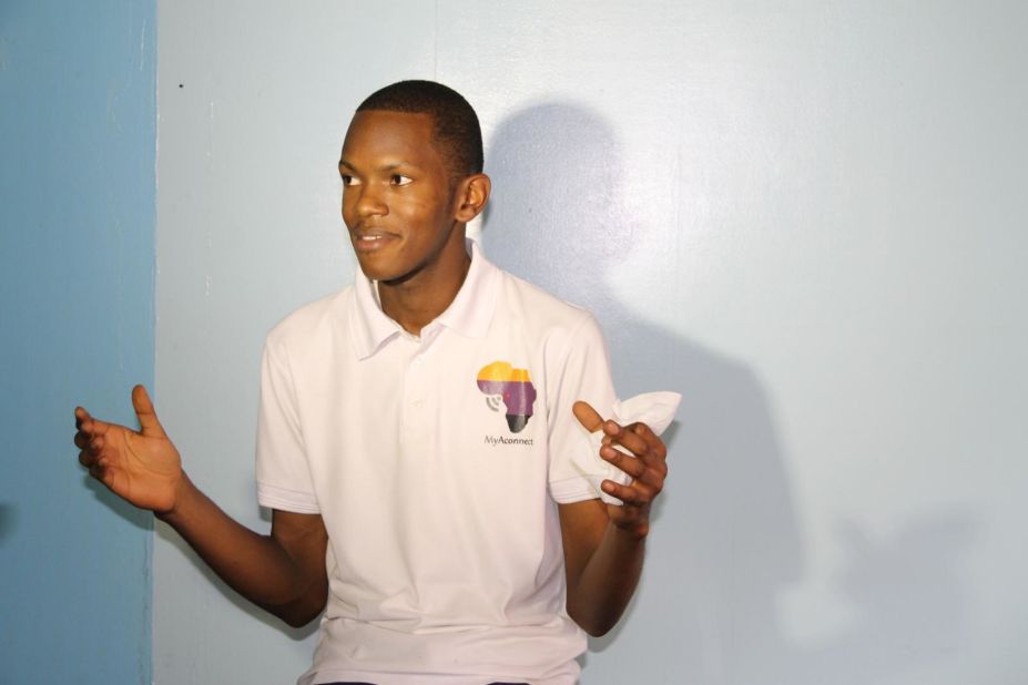 Fabrice Alomo's MyAConnect aims to help small businesses in Africa to reach a wider audience and sell online. The company's AMoney payment solution allows customers to buy local goods, even without a bank card or account.
