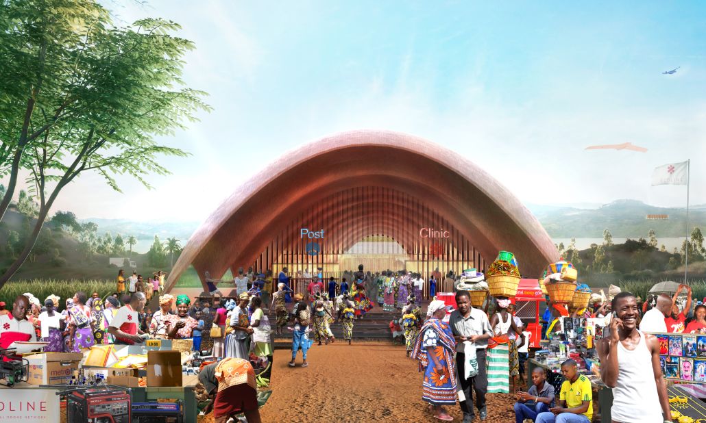 "Rwanda's challenging geographical and social landscape makes it an ideal test-bed for the Droneport project," said Norman Foster while presenting the initiative, which he reckons could have "a massive impact through the century and save lives immediately."<br />