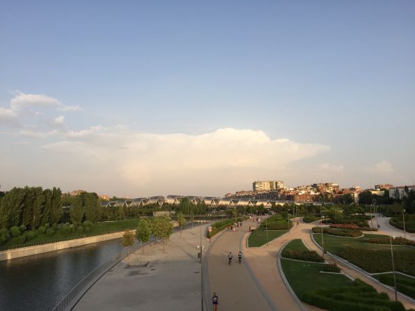 Perrault also designed Madrid's Arganzuela Footbridge.